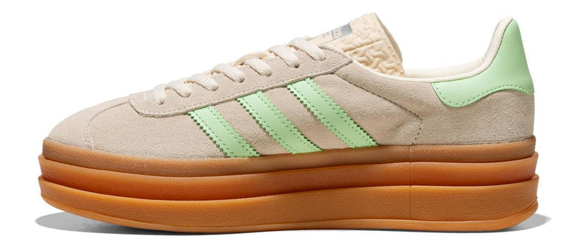 Adidas Gazelle Bold Wonder White Semi Green Spark (GS)