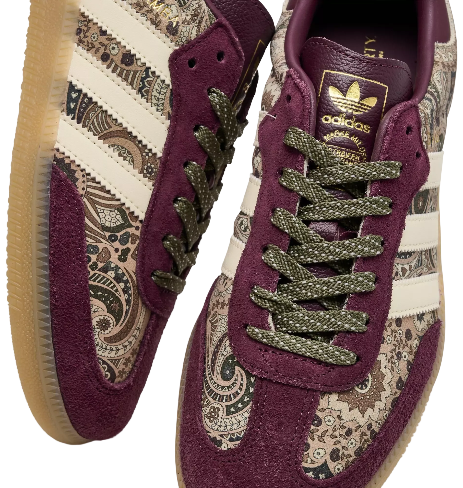 Adidas Samba OG Liberty London Maroon Warm Vanilla (Women's)