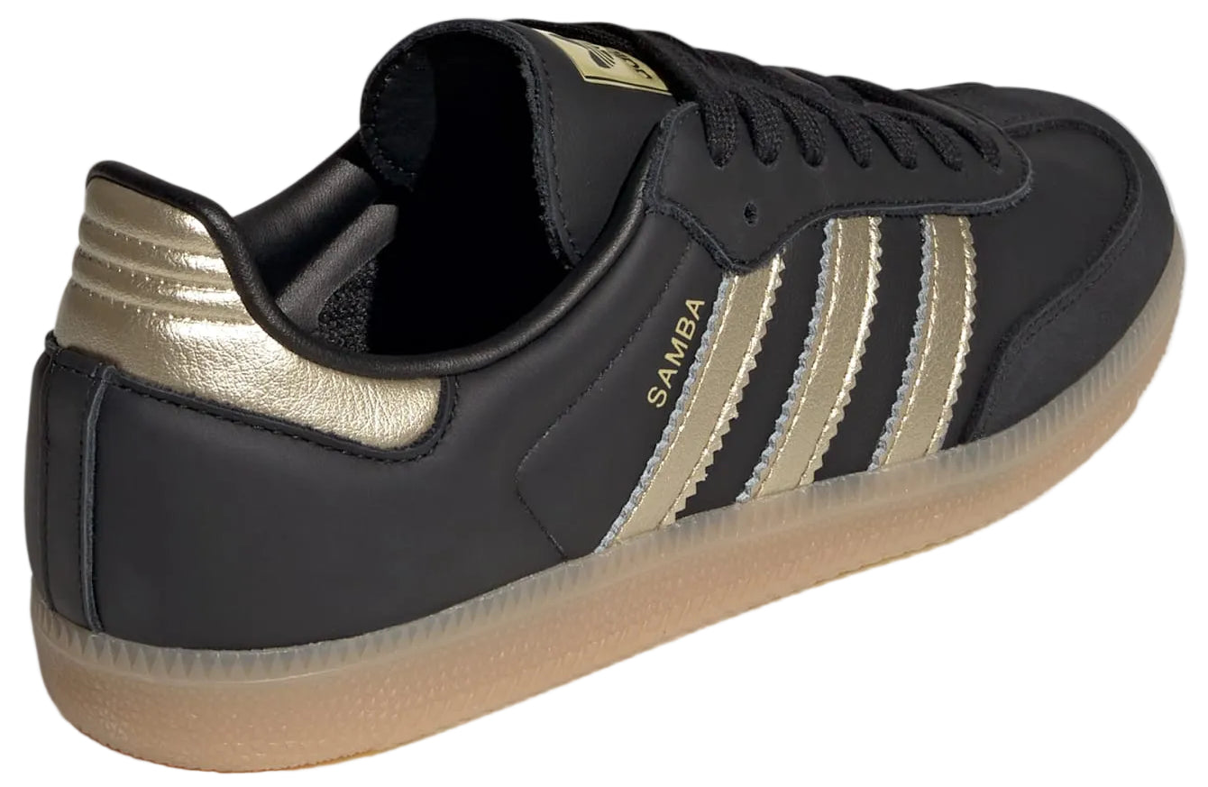 Adidas Samba OG Core Black Thermal Chrome Gum (Women's)