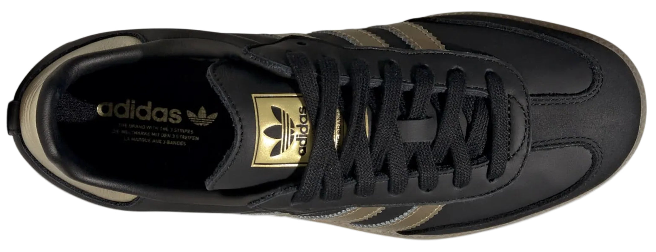 Adidas Samba OG Core Black Thermal Chrome Gum (Women's)