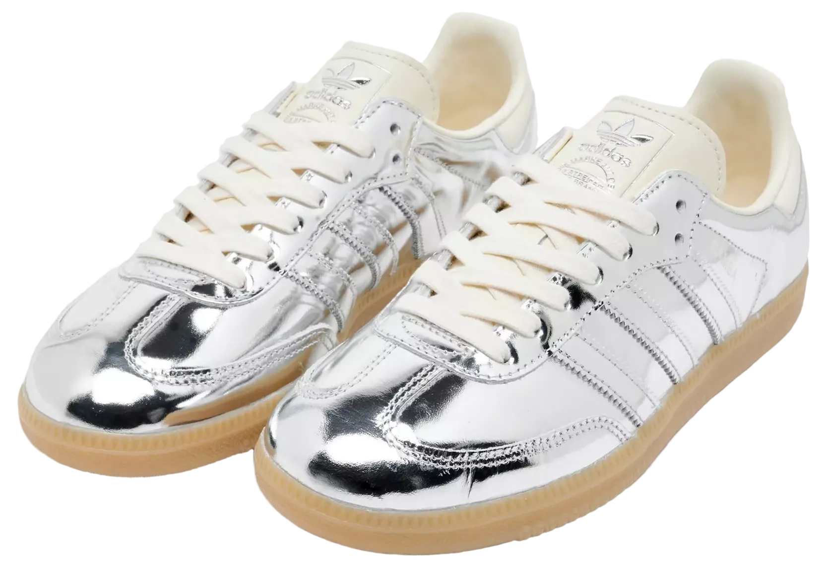 Adidas Samba OG Silver Metallic Gum (Women's)