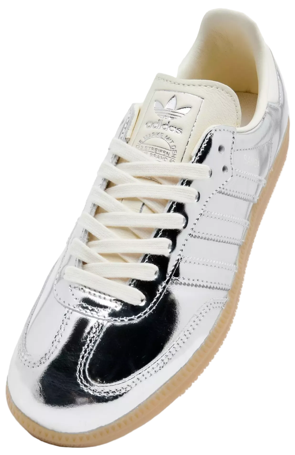 Adidas Samba OG Silver Metallic Gum (Women's)