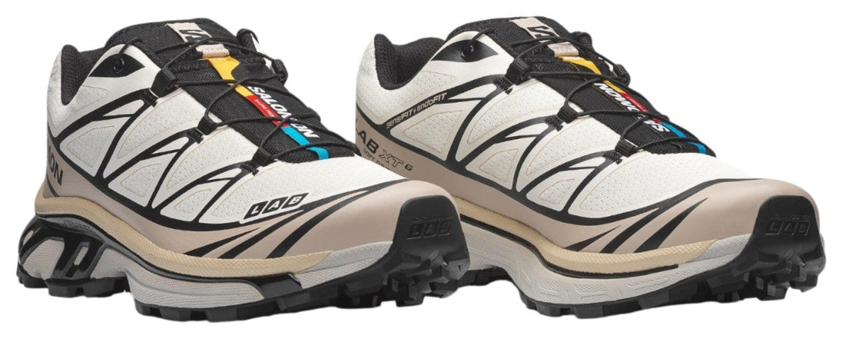 Salomon XT-6 Vanilla Ice Black Silver Cloud