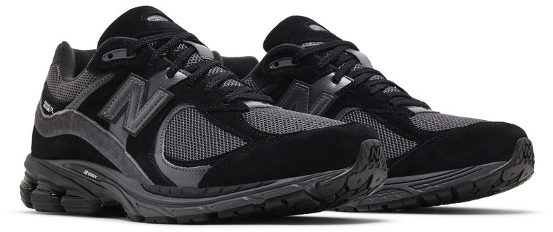 New Balance 2002R Black Dark Grey