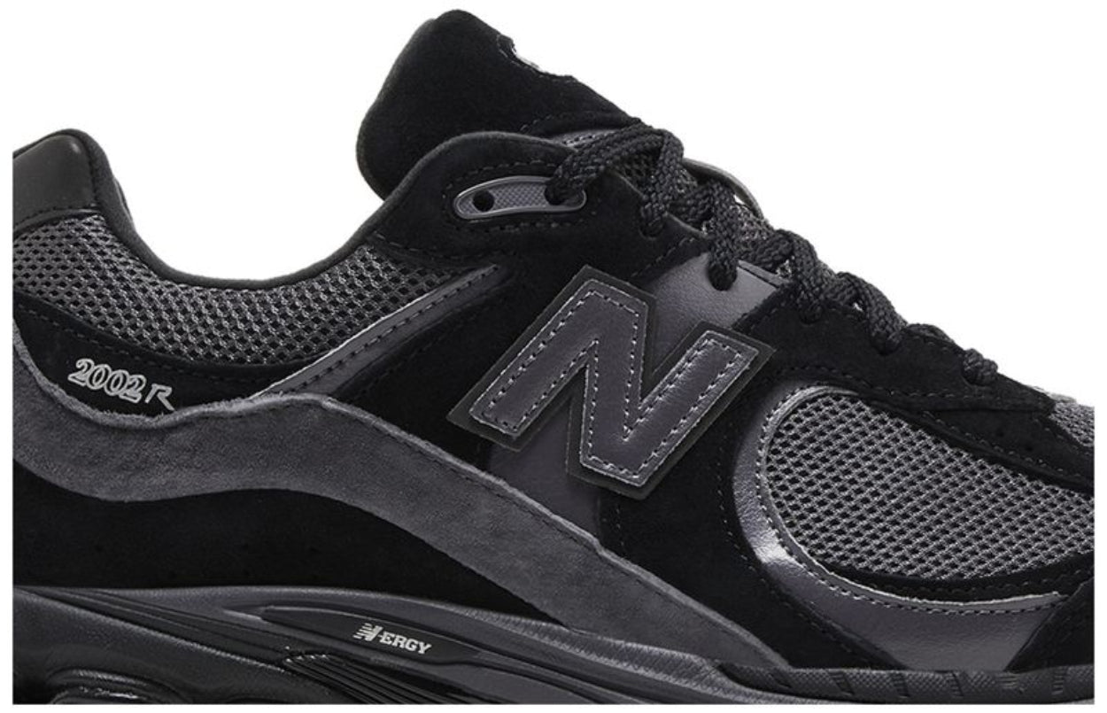 New Balance 2002R Black Dark Grey