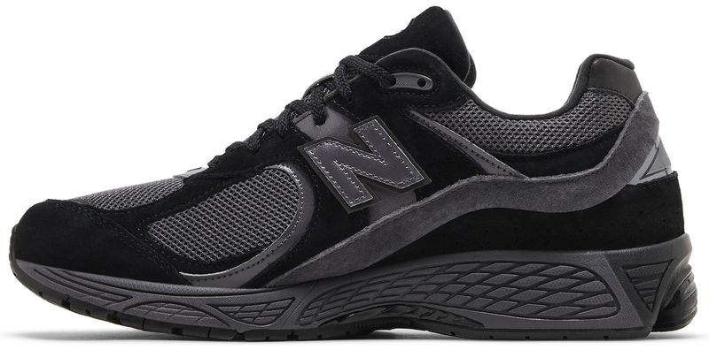 New Balance 2002R Black Dark Grey