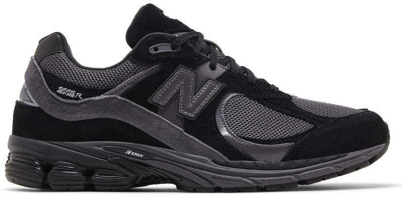 New Balance 2002R Black Dark Grey