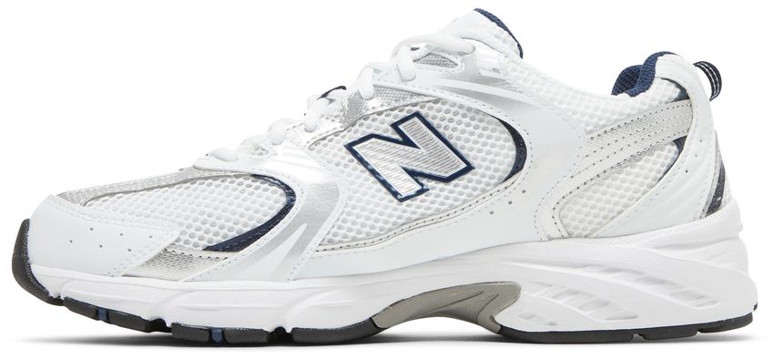 New Balance 530 White Silver Navy