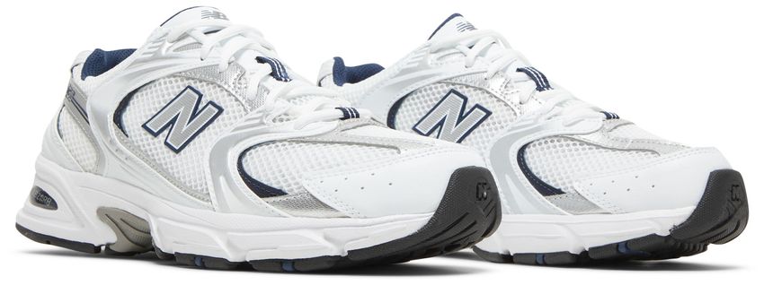 New Balance 530 White Silver Navy