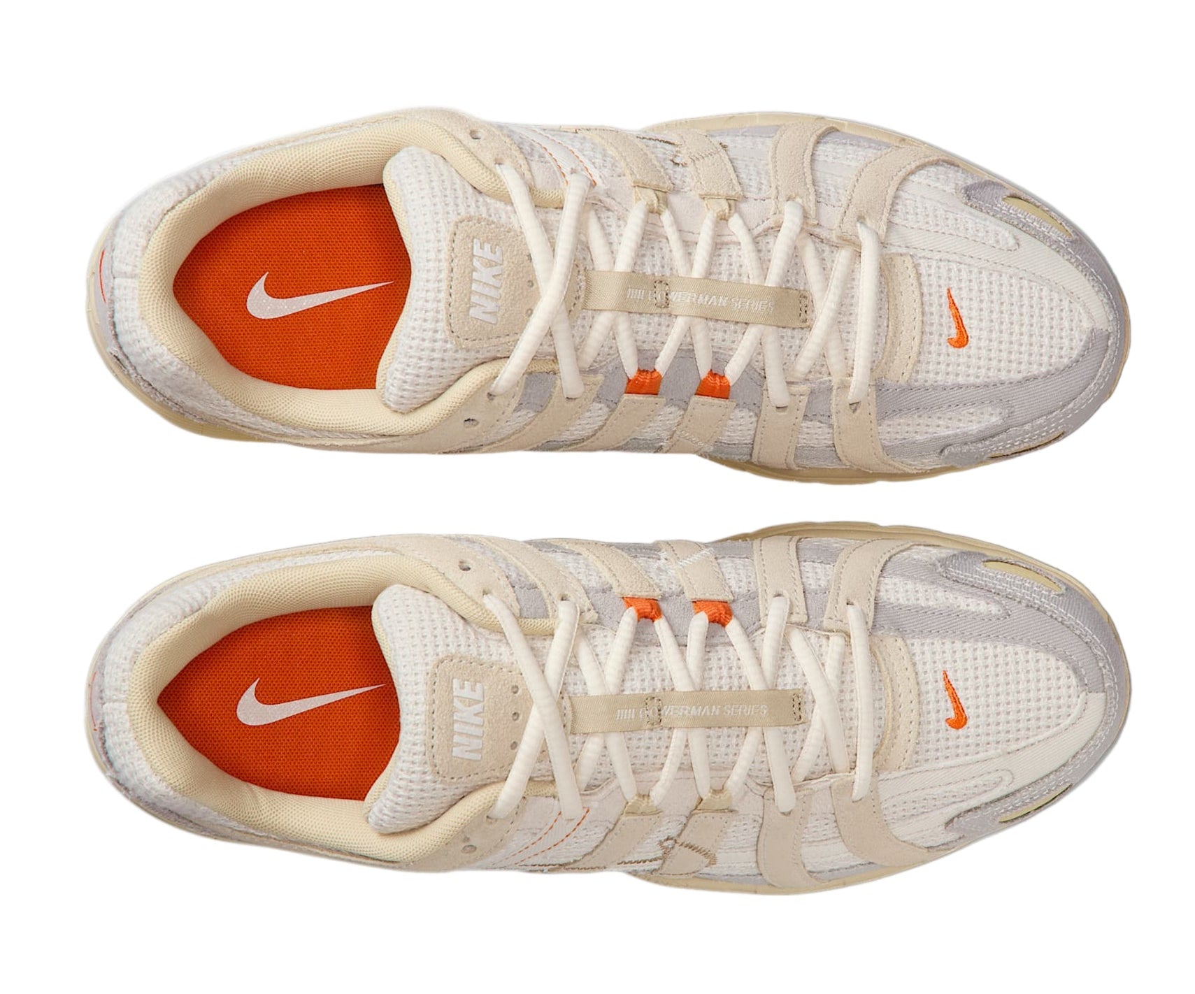 Nike P-6000 College Grey Khaki Safety Orange