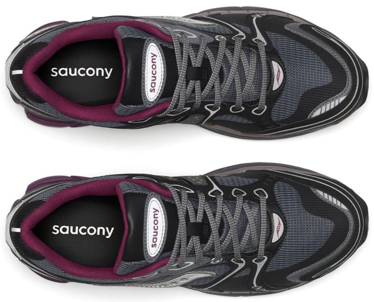 Saucony ProGrid Triumph 4 Winter Tech Pack - Dark Grey Plum