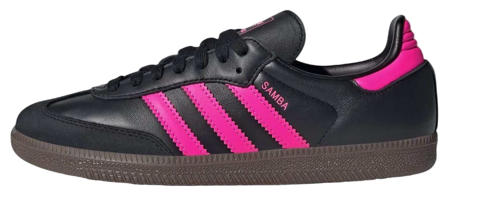 Adidas Samba OG Black Lucid Pink (Women's)