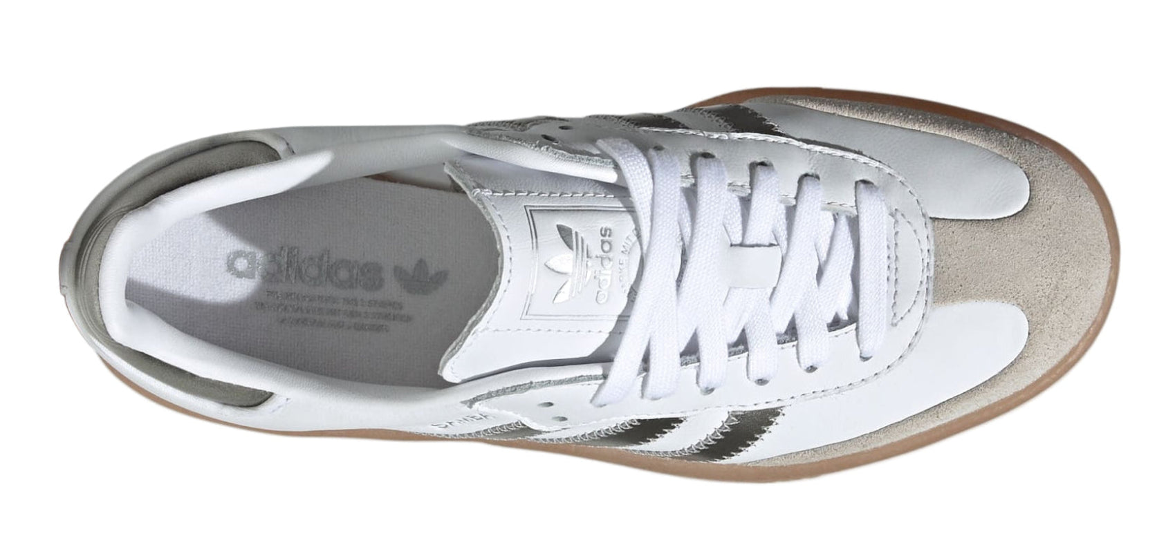 Adidas Sambae White Silver Metallic (Women's)