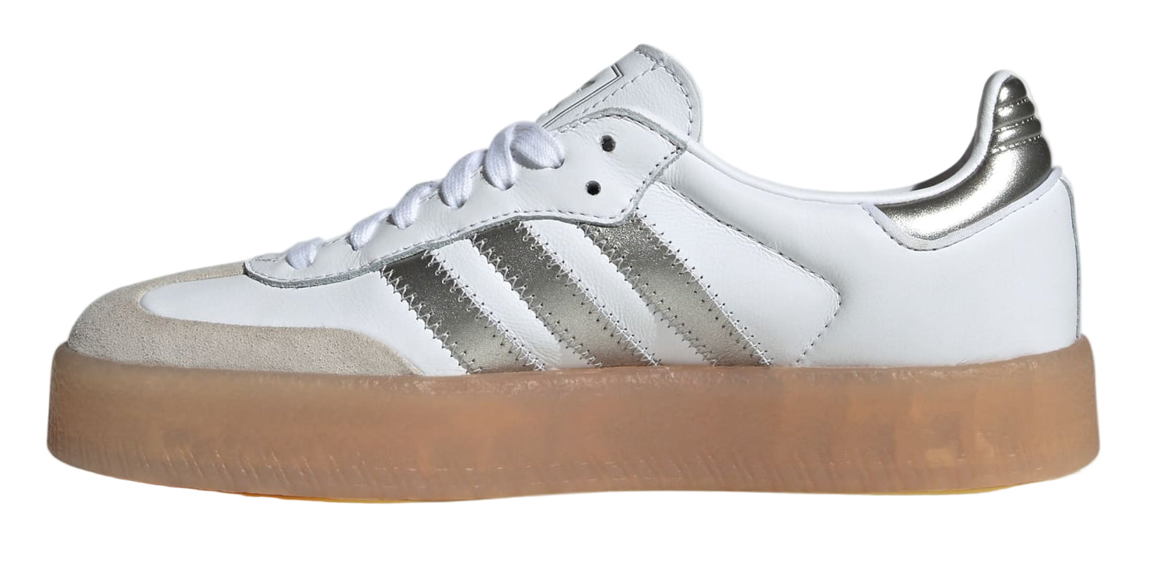 Adidas Sambae White Silver Metallic (Women's)