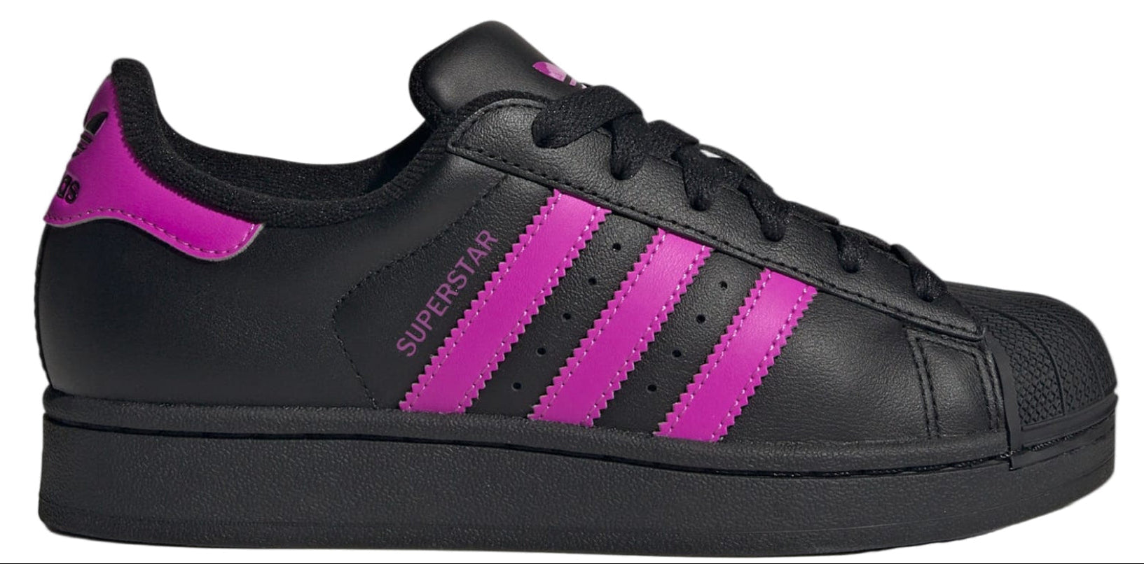 Adidas Originals Superstar II Black Flash Pink (GS)