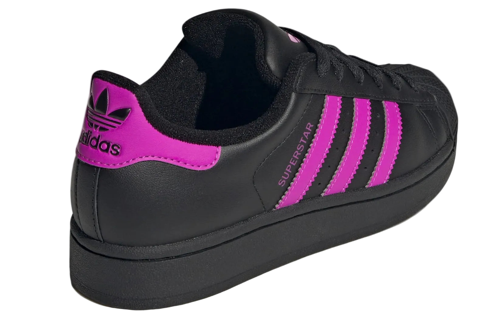 Adidas Originals Superstar II Black Flash Pink (GS)