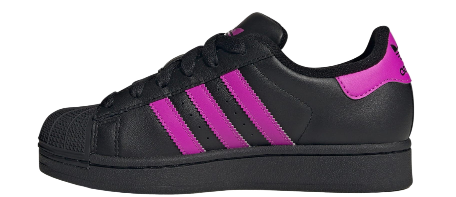 Adidas Originals Superstar II Black Flash Pink (GS)