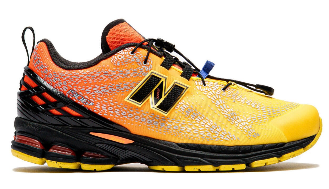 New Balance 1906F Punch Yellow Tangerine Heat