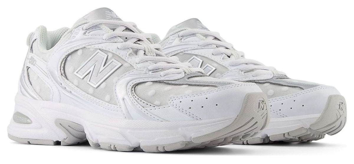 New Balance 530 Silver Metallic Polka Dots