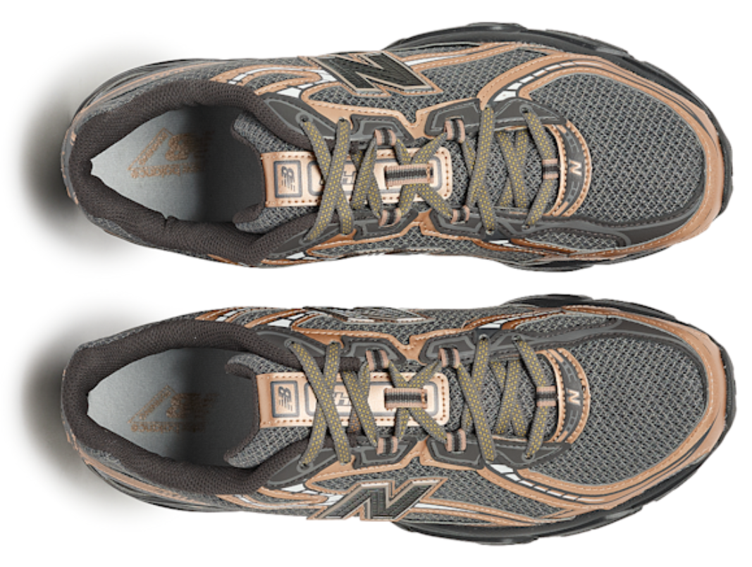 New Balance 740v2 Black Castlerock Gold Metallic