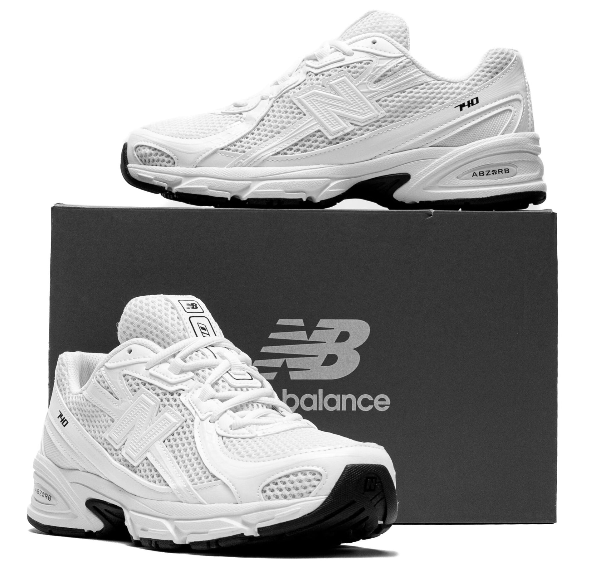 New Balance 740 Triple White