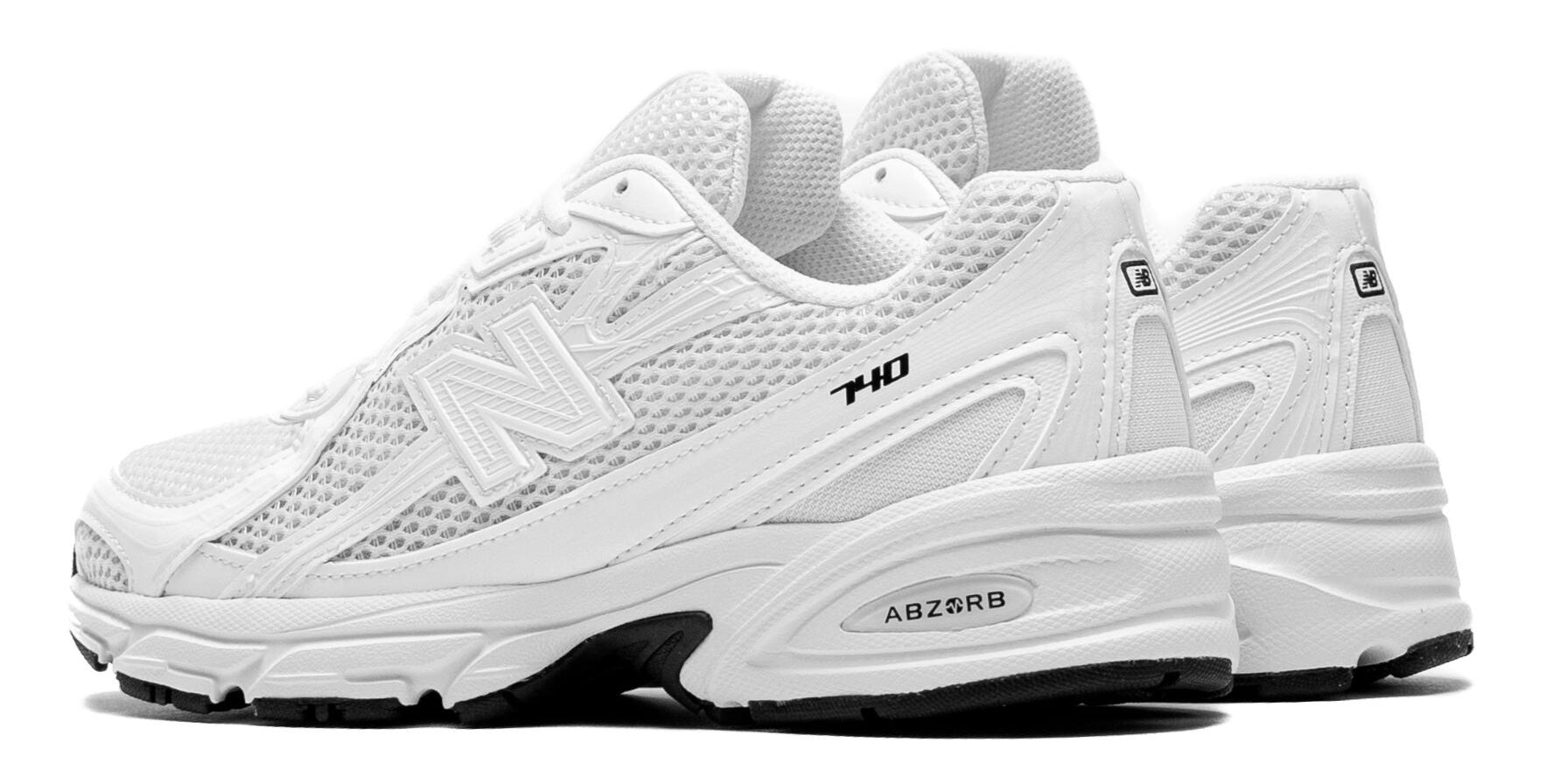 New Balance 740 Triple White