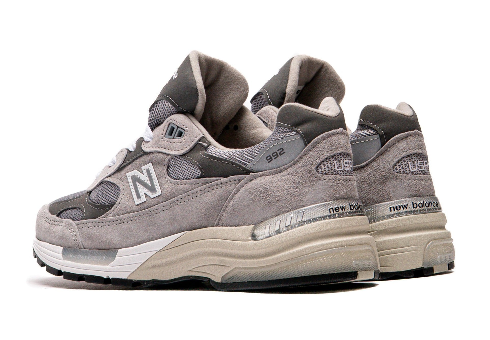 New Balance 992 MiUSA Grey Silver Metallic