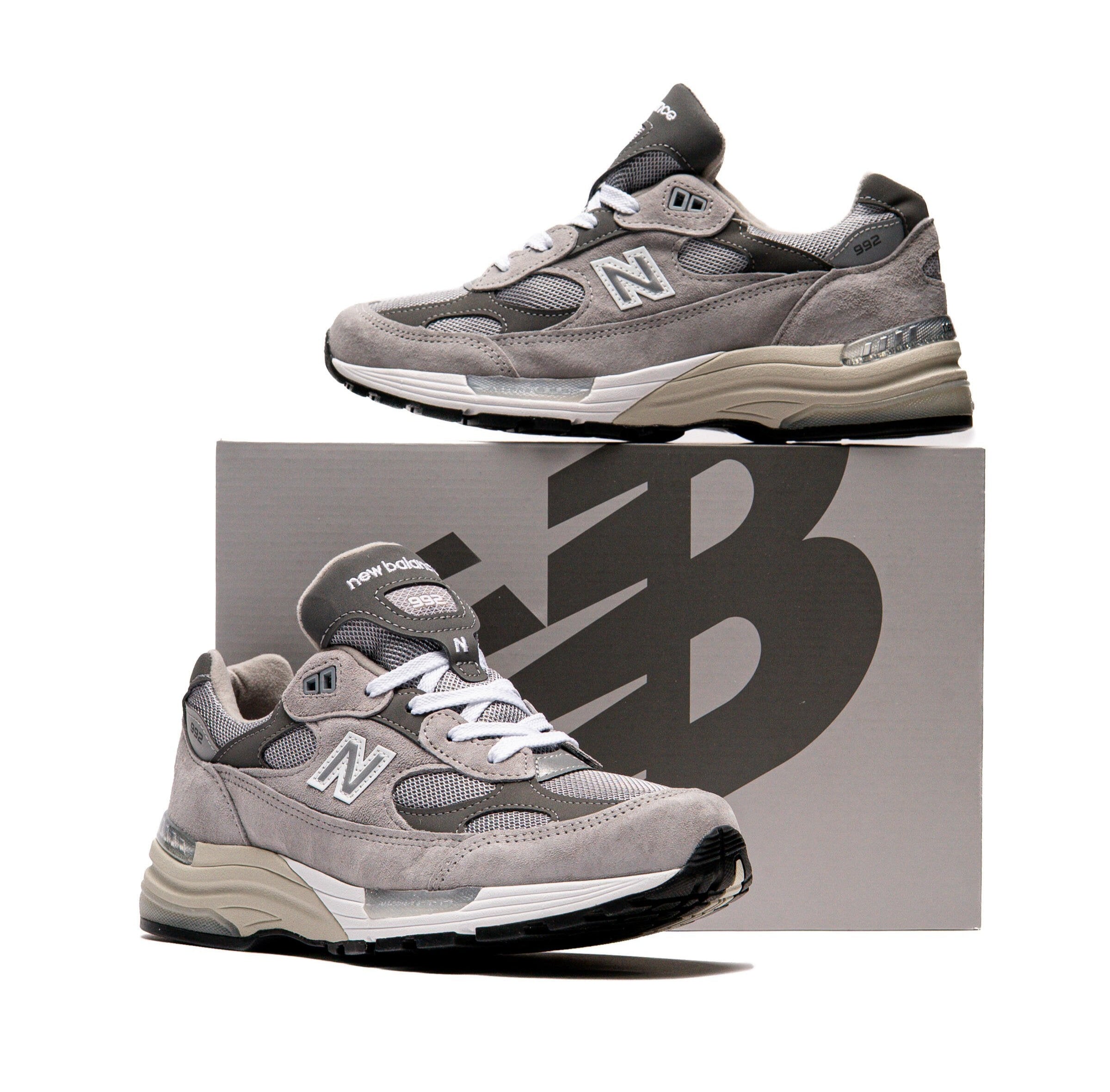 New Balance 992 MiUSA Grey Silver Metallic