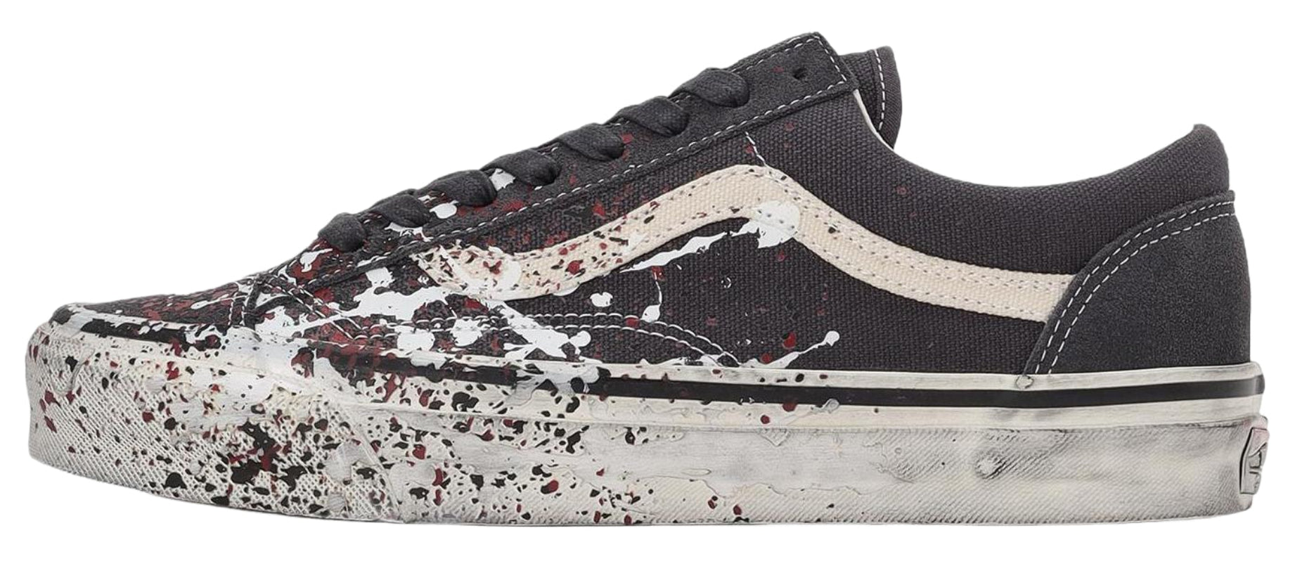 Vans Premium Old Skool 36 Paint Splatter Charcoal Grey