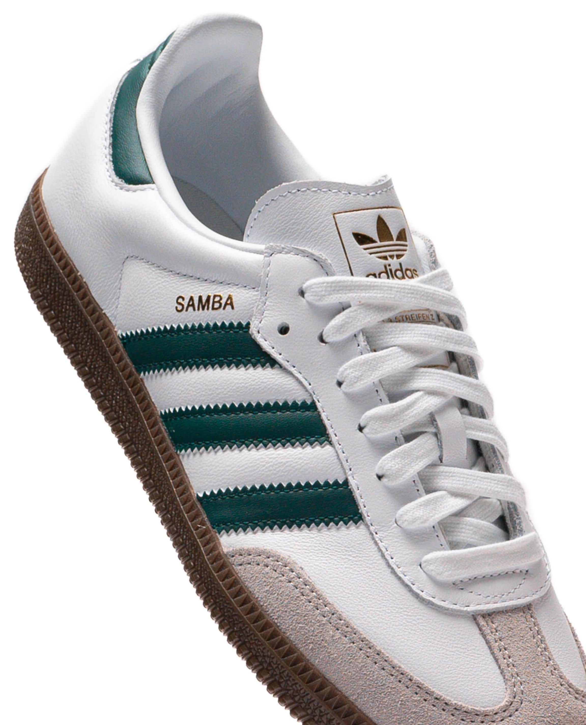 adidas Samba OG Cloud White Collegiate Green