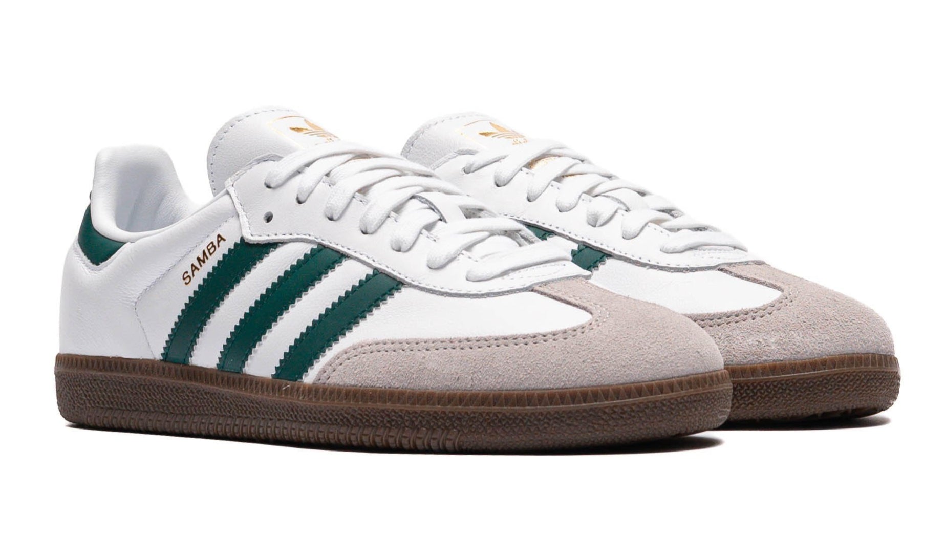 adidas Samba OG Cloud White Collegiate Green