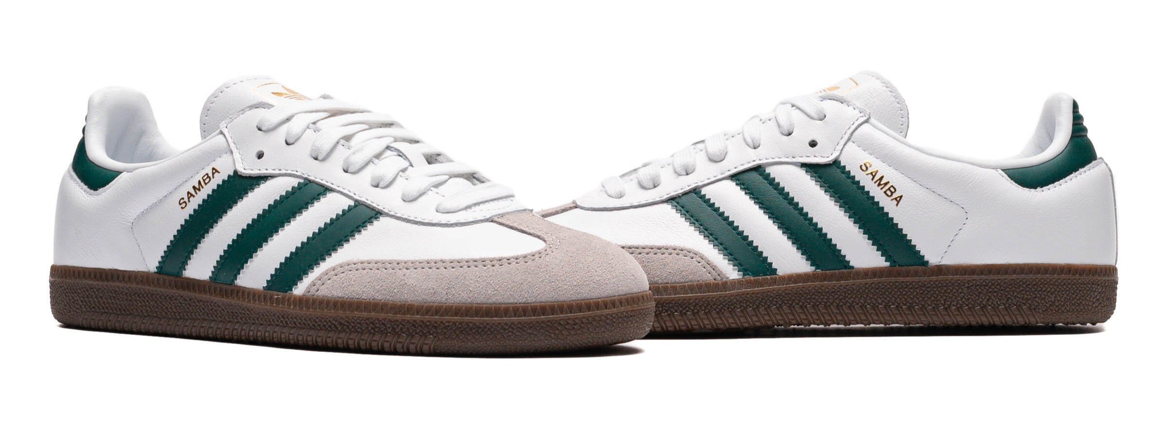 adidas Samba OG Cloud White Collegiate Green
