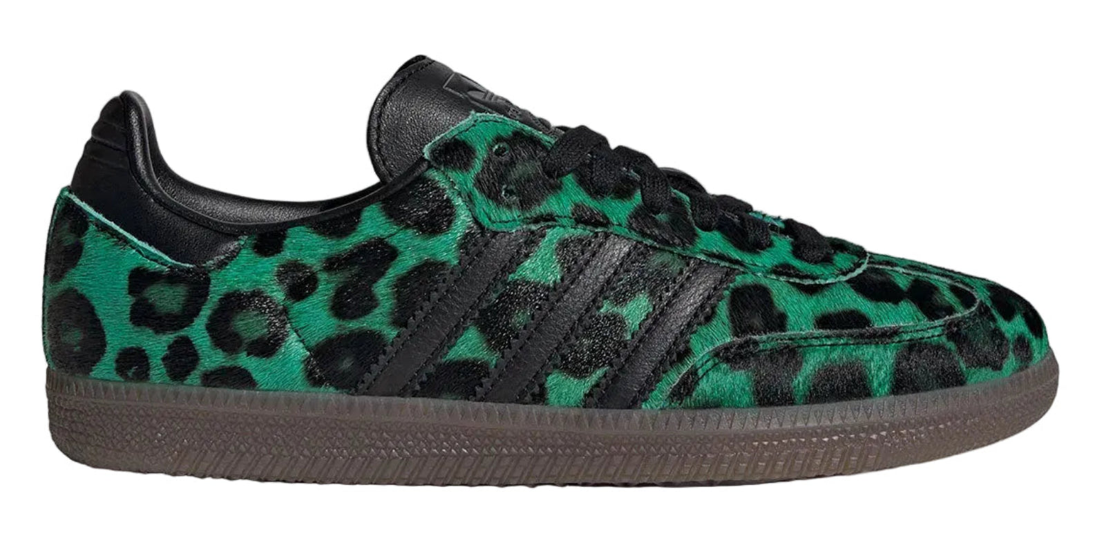 Adidas Samba OG Leopard Semi Screaming Green (Women's)