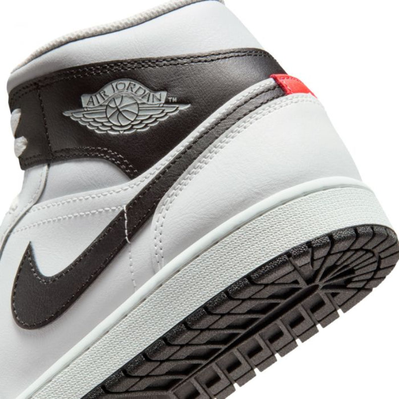 Jordan 1 Mid White Neutral Grey Infrared