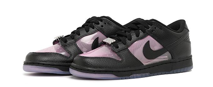 Nike Dunk Low Retro Transparent Black Pink Rise