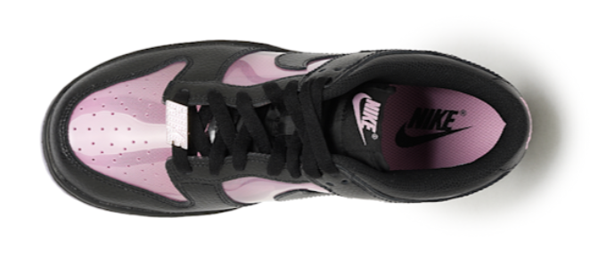 Nike Dunk Low Retro Transparent Black Pink Rise