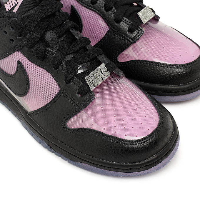 Nike Dunk Low Retro Transparent Black Pink Rise