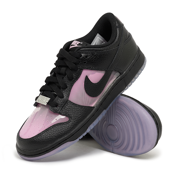 Nike Dunk Low Retro Transparent Black Pink Rise