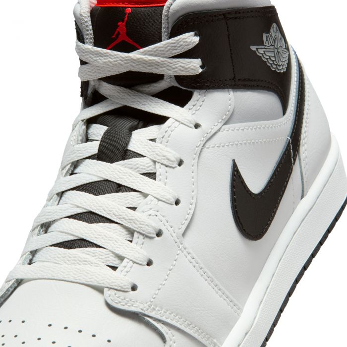 Jordan 1 Mid White Neutral Grey Infrared