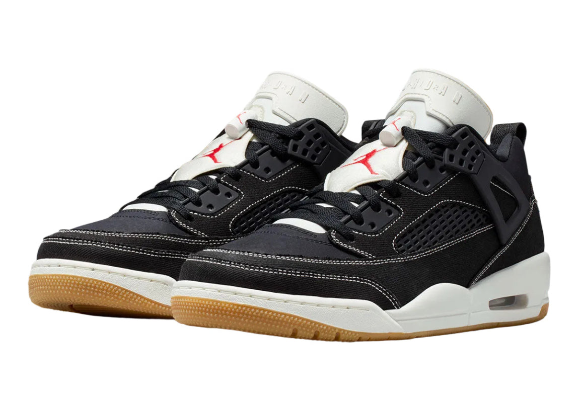 Jordan Spizike Low Black Denim
