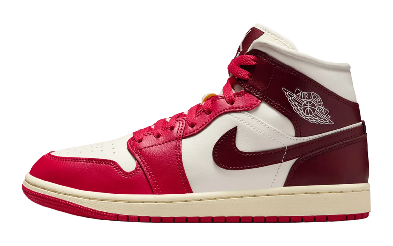 Jordan 1 Mid Sail Mystic Hibiscus (Women's)