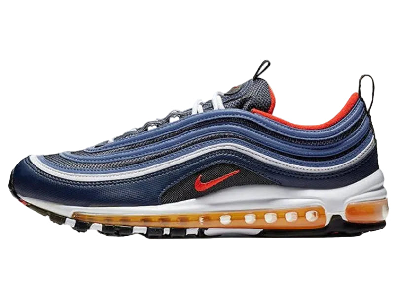 Nike Air Max 97 Midnight Navy Habanero Red