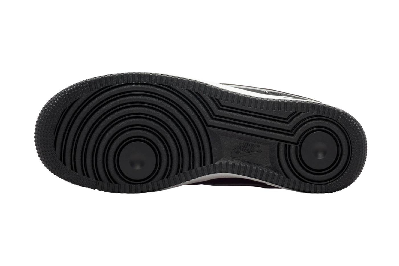 Nike Air Force 1 Low '07 Premium Black White Metallic Dark Grey