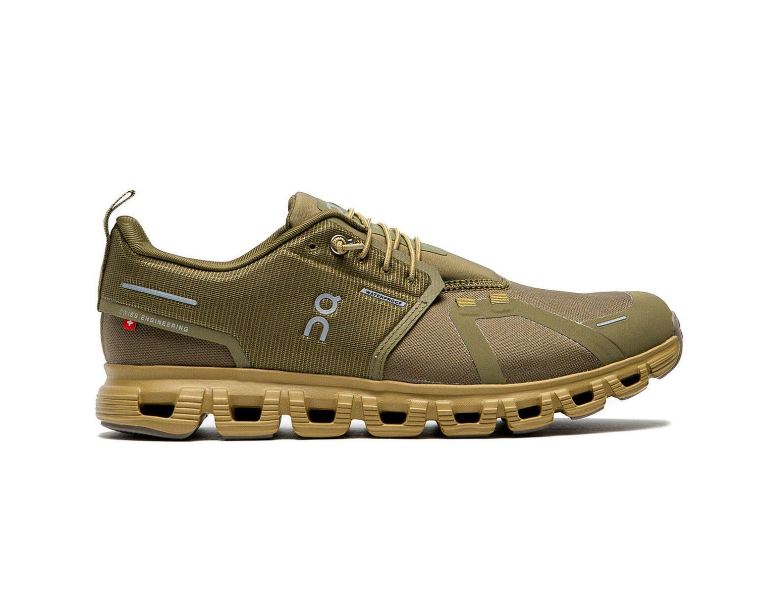 On Running Cloud 6 Waterproof Olive Safari