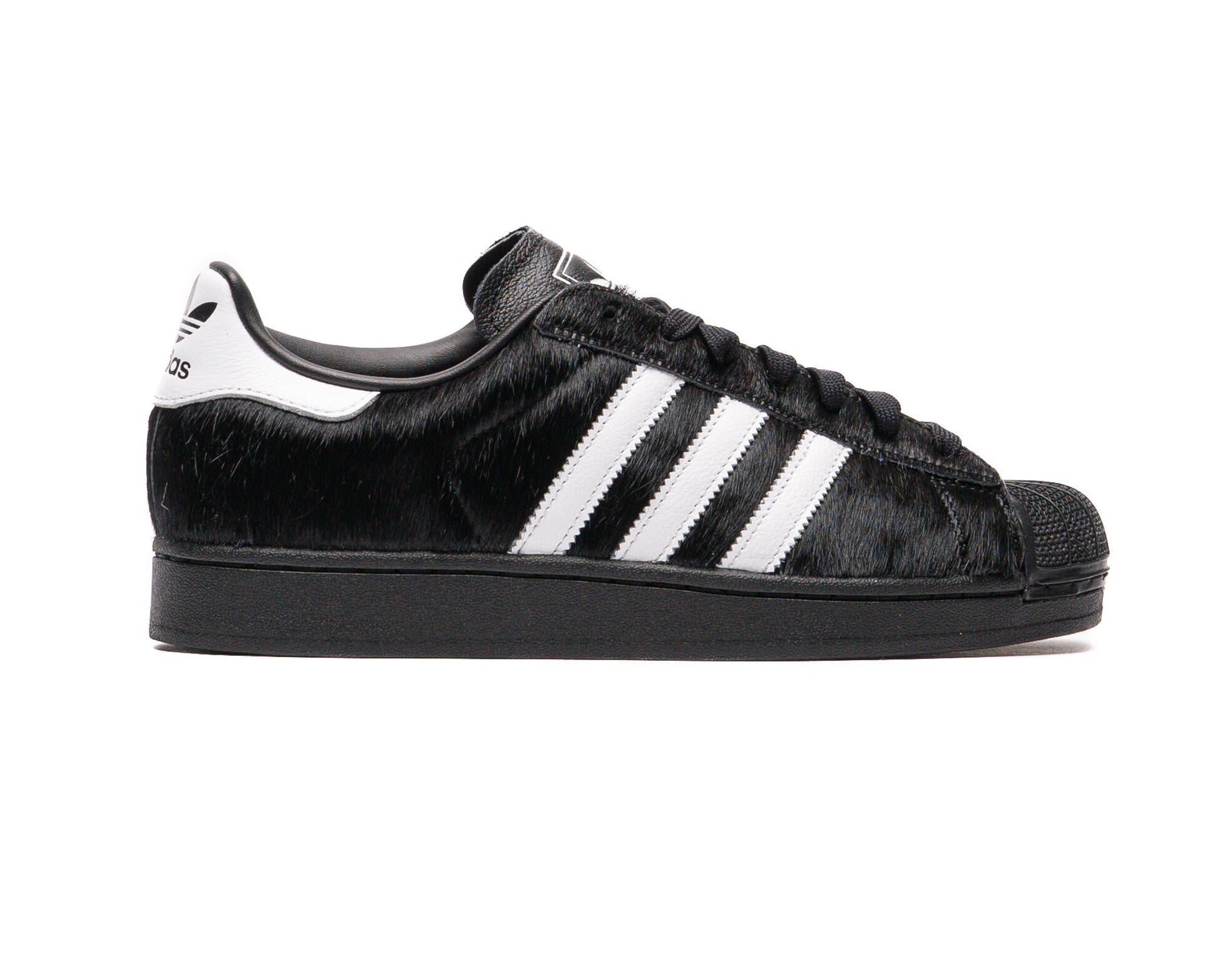 Adidas Superstar II Black Ponyhair (Women's)