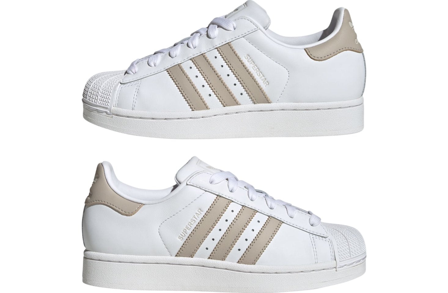 Adidas Superstar II Cloud White Wonder Beige Alumina (Women's)