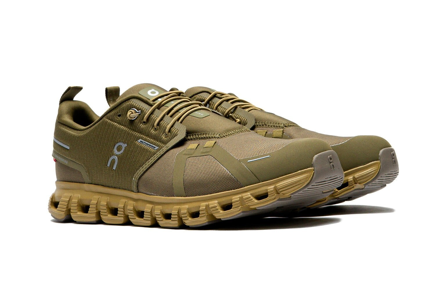 On Running Cloud 6 Waterproof Olive Safari