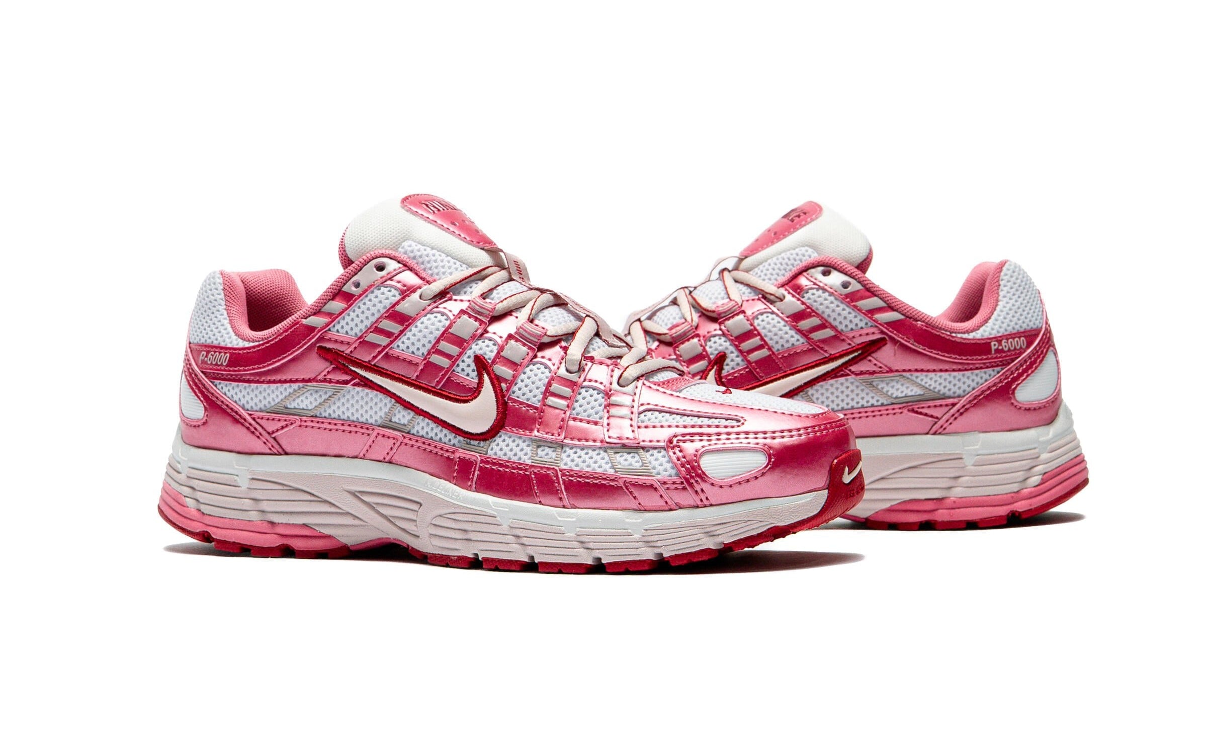Nike P-6000 White Silt Red Peony (Women's)