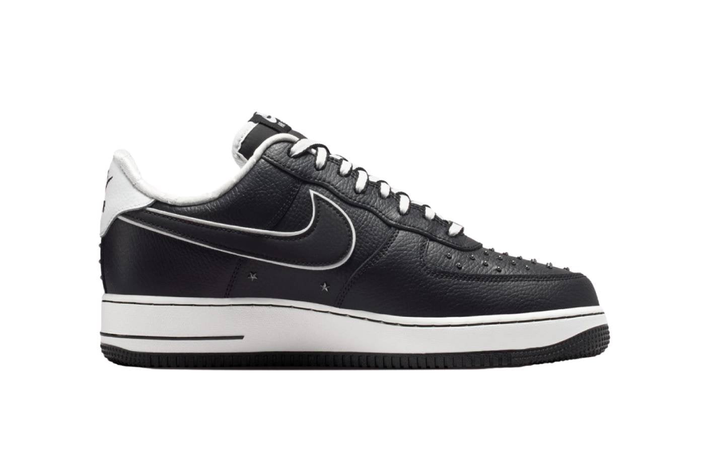 Nike Air Force 1 Low '07 Premium Black White Metallic Dark Grey