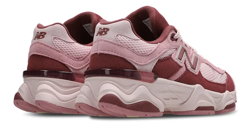 New Balance 9060 Pink Granite Washed Burgundy (GS)
